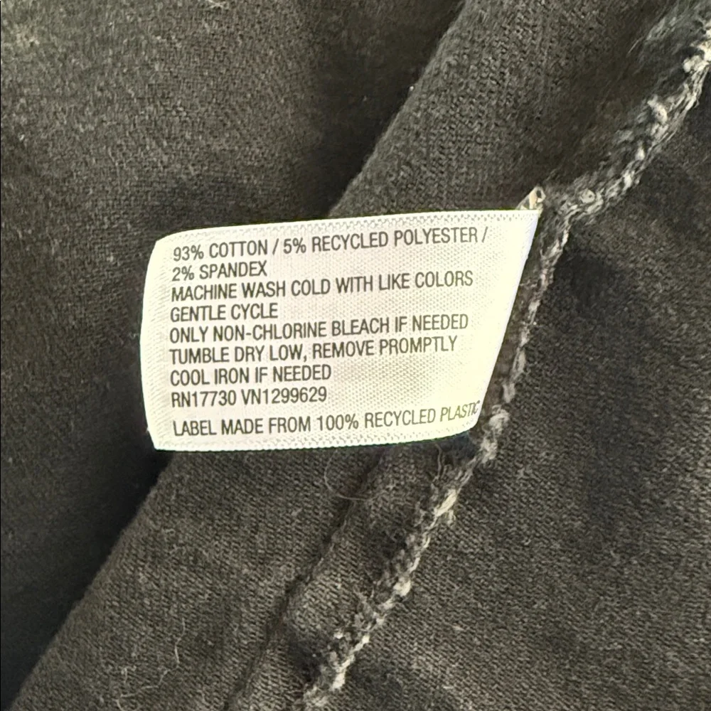 Ava & Viv | Distressed Black Jean Jacket | Black | Size 3X - Picture 5 of 6